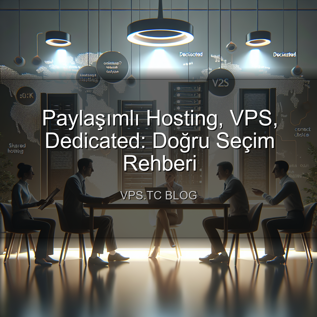 Paylaşımlı Hosting, VPS, Dedicated: Doğru Seçim Rehberi