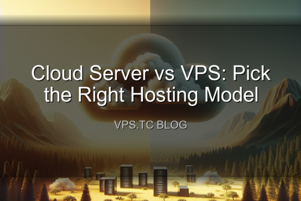 Cloud Server vs VPS: Pick the Right Hosting Model