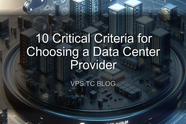 10 Critical Criteria for Choosing a Data Center Provider