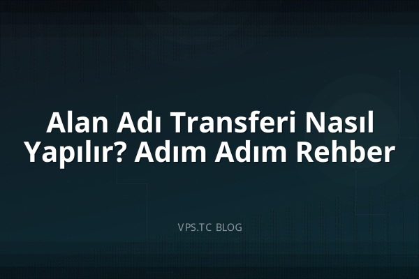 Alan Adı Transferi Nasıl Yapılır? Adım Adım Rehber