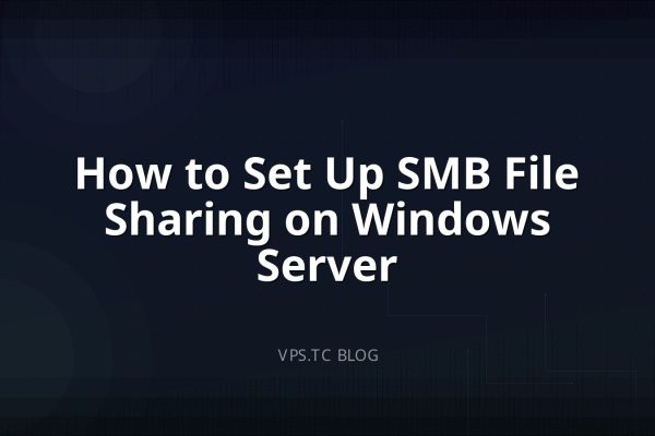How to Set Up SMB File Sharing on Windows Server