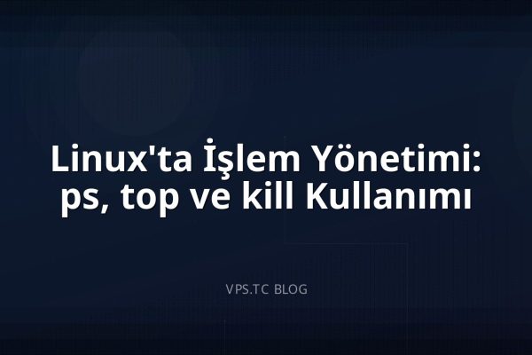 Linux’ta İşlem Yönetimi: ps, top ve kill Kullanımı