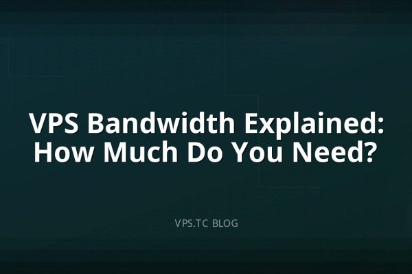VPS Bandwidth Explained: How Much Do You Need?