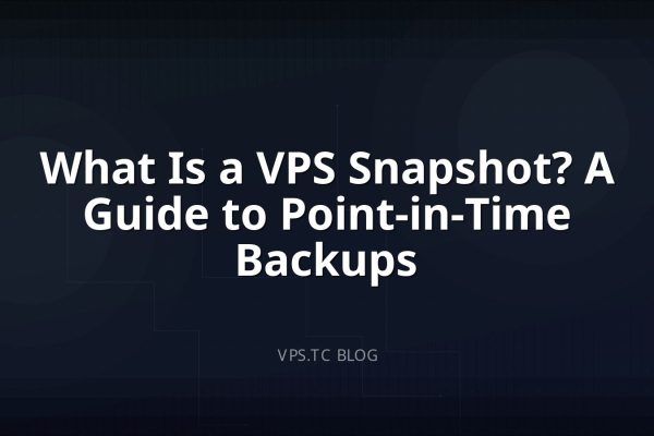 What Is a VPS Snapshot? A Guide to Point-in-Time Backups